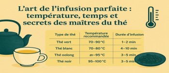 L'art de l'infusion parfaite : température, temps et secrets